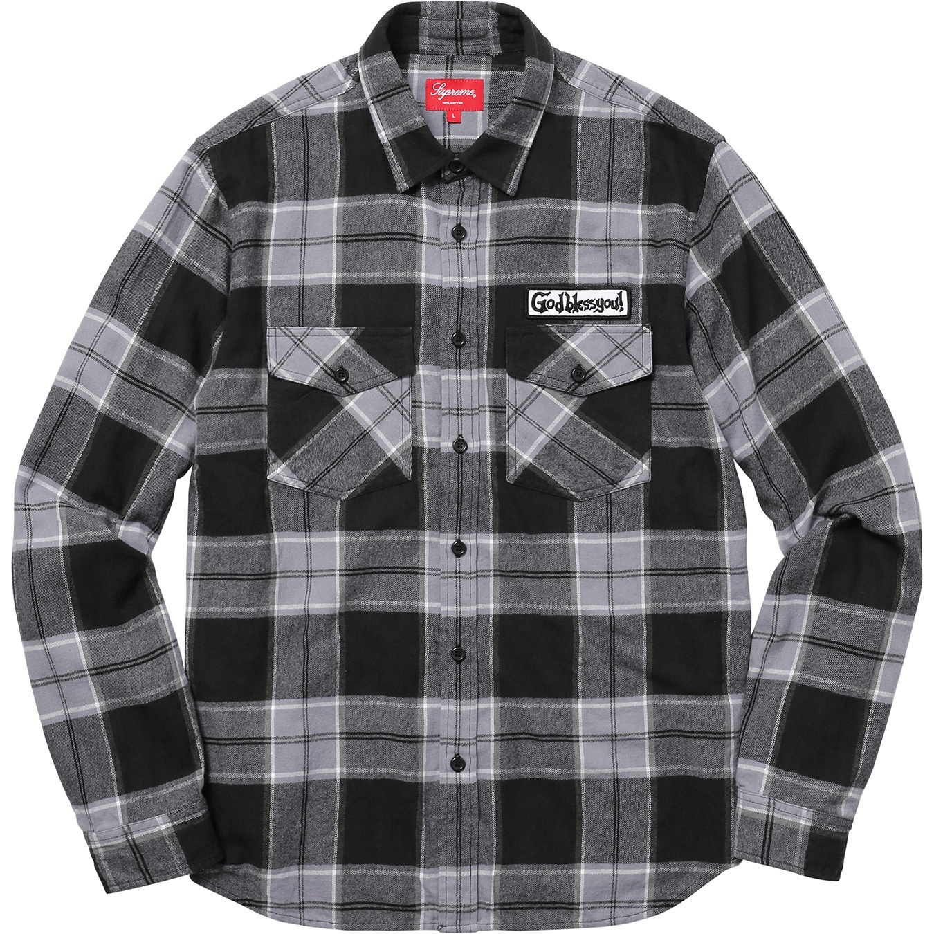 God Bless Plaid Flannel Shirt view 7